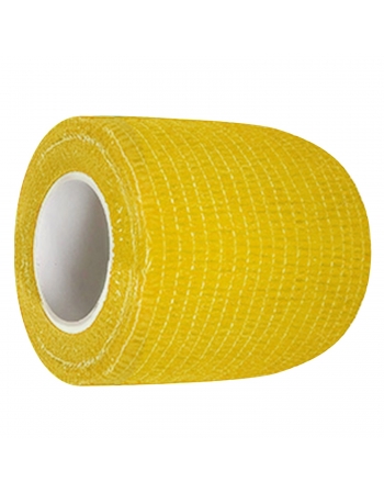 Bandagem Látex Elástica 5cm x 4,5m Amarelo Hoppner