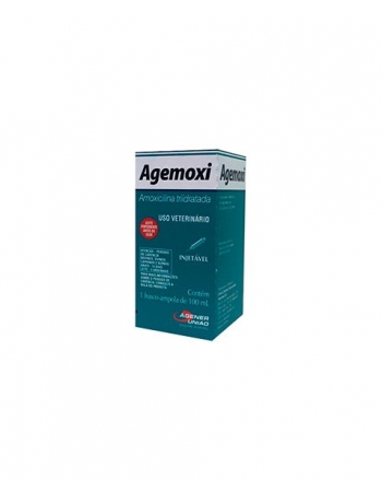 Agemoxi Injetável Amoxicilina Triidratada 15g 100ml Agener União