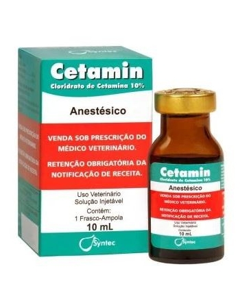 Cetamin 10% Inj 10ML (Quetamina- Cetamina 10%) - SYNTEC