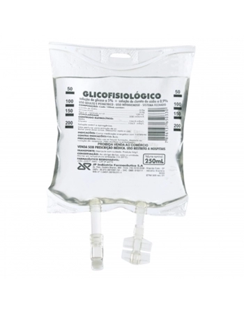 Bolsa de Soro Glicofisiológico 5% Com 250ml JP