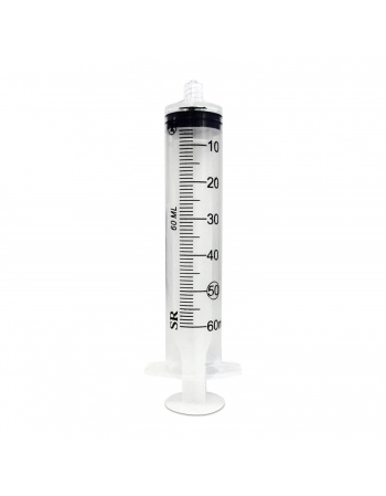 SERINGA 60ML S/ AG BICO LUER LOCK CENTRAL - SR