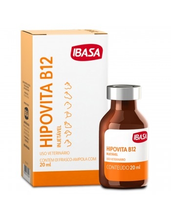 Hipovita B12 20ml Vitamina B12 Injetável Ibasa