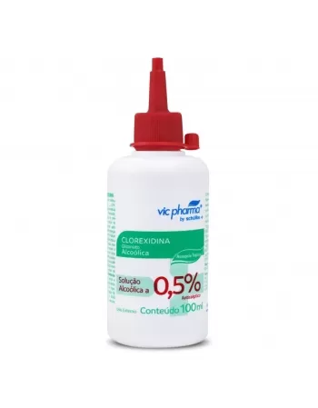 Gliconato de Clorexidina 0,5% Solução Alcoólica 100ml Vic Pharma
