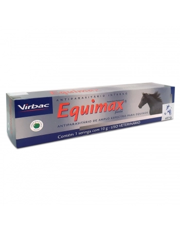 - Equimax Vermífugo Pasta Oral 10g Seringa Antiparasitário Virbac