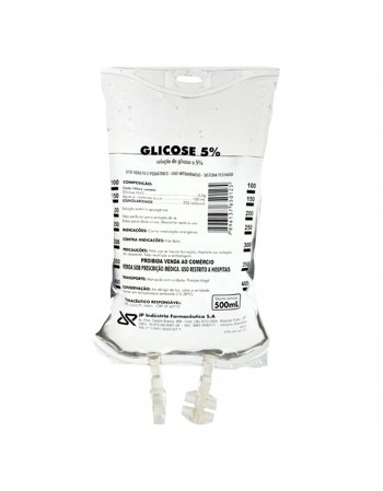 Bolsa de Soro Glicose 5% com 500ml JP