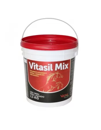Vitasil Mix Suplemento Vitamínico para Equinos 2,5kg Vansil