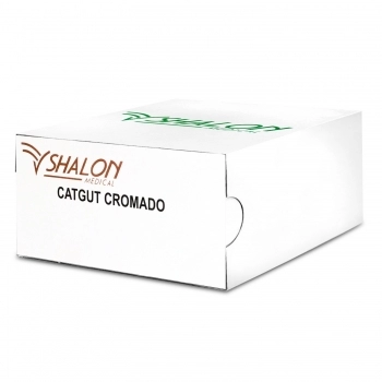 FIO CATGUT CROMADO 3 S/AGULHA-SHALON