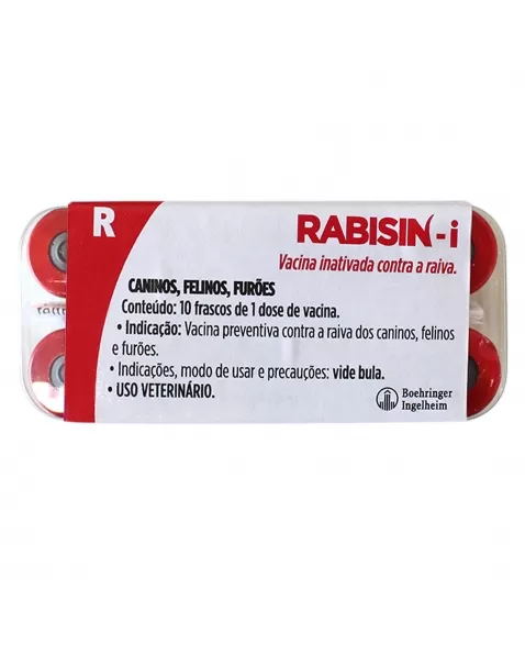 Vacina Rabisin - I (Vacina de Raiva para cães e gatos)