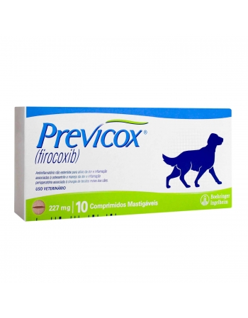 Previcox Dog 227mg Anti-Inflamatório com 10 Comprimidos