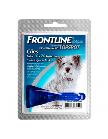 Frontline Topspot M para Cães 1,34ml Boehringer
