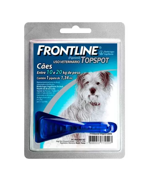 Frontline Topspot M para Cães 1,34ml Boehringer
