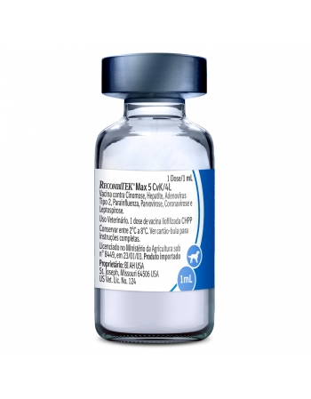 Vacina Recombitek Max 5 CvK/4L (V10) 25 doses