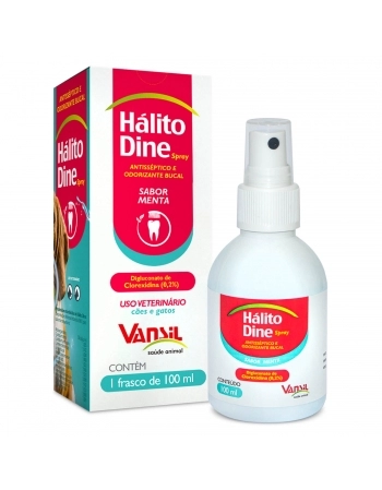 Hálito Dine para Cães e Gatos 100ml Vansil | MONTE REAL