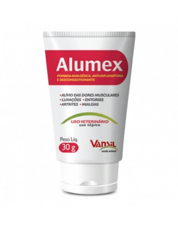 Alumex 30g Pomada Anti-Inflamatória e Analgésica Vansil