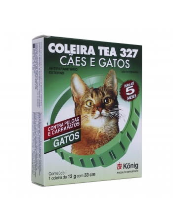 Coleira Antipulgas para Gatos Tea 327 13g 33cm Konig