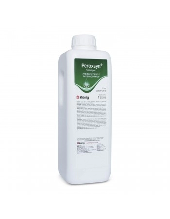 Shampoo Antibacteriano Peroxsyn 1 Litro para Cães e Gatos Konig