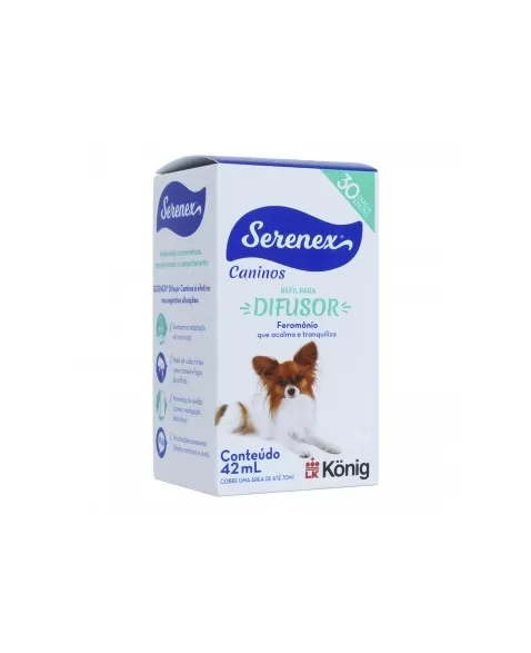 Serenex Refil Canino 42ml Difusor Comportamental para Cães Konig