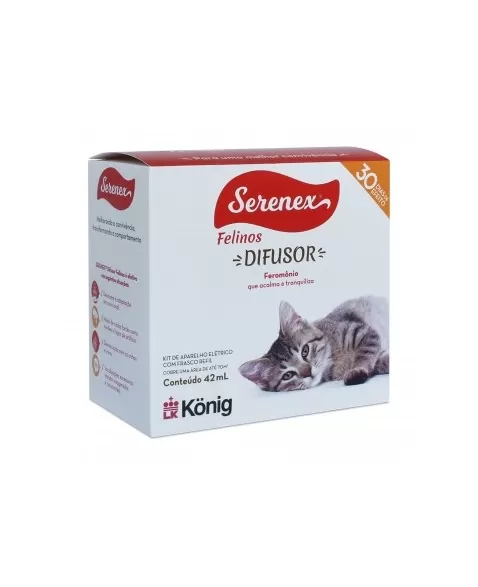 Serenex Difusor Felino Comportamental para Gatos Konig