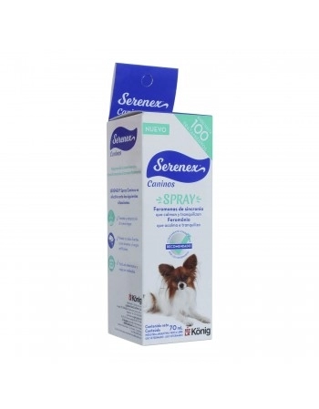 Serenex Spray Canino 70ml Spray Comportamental para Cães Konig