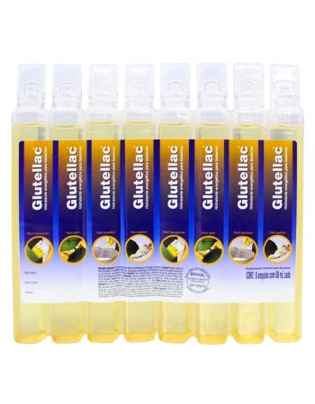 Glutellac Eletrolítico Suplemento Hidratante com 8 Ampolas 50ml Elanco