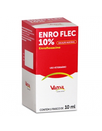 Enro Flec 10% Antibiótico Injetável 10ml Vansil