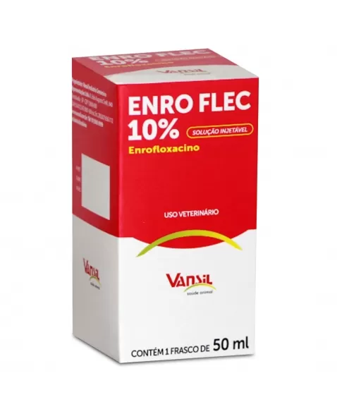 Enro Flec 10% Antibiótico Injetável 50ml Vansil 