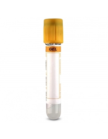 Tubo de Coleta de Sangue com Gel 3,5ml Amarelo com 100 Unidades Labor Import