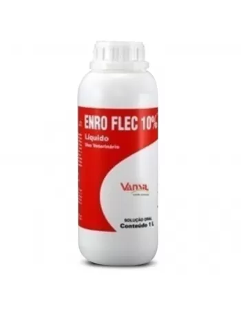 Enro Flec 10% Antibiótico Oral 1 Litro para Aves Vansil