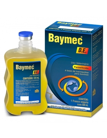 Baymec DE Injetável Parasiticida Ivermectina para Bovinos 500ml Elanco