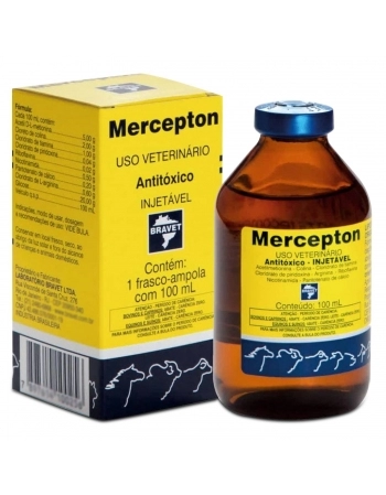 Mercepton Injetável 100ml Antitóxico Bravet