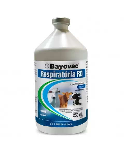 Bayovac Respiratória RD Vacina Para Bovinos Injetável 250ml Elanco