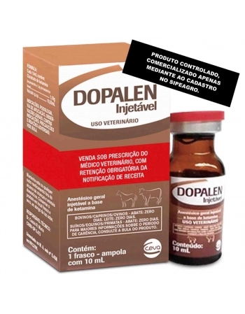 Dopalen Anestésico Injetável 10ml Ceva