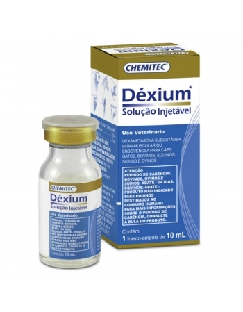 Déxium Injetável Anti-Inflamatório 10ml Chemitec