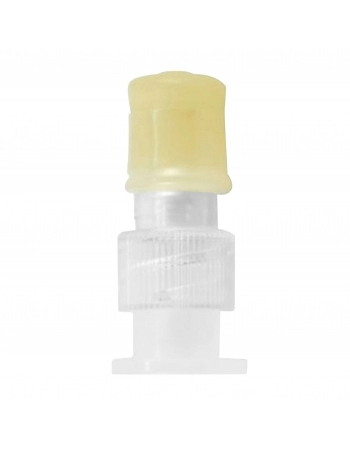 Adaptador com Conector PRN Amarelo para Scalp e Cateter - La Vet TKL