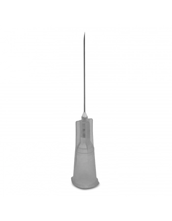 Agulha Cinza Estéril 0,70x25mm Com 100 Unidades Descarpack