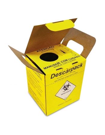 Caixa Coletora de Material Perfurocortante 7 Litros - Descarpack