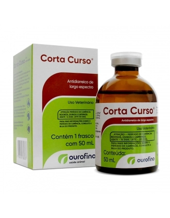 Corta Curso Injetável 50ml Antidiarreico Ourofino