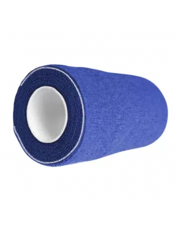 Bandagem Látex Elástica 10cm X 4,5m Azul Com Proteção Atadura Hoppner