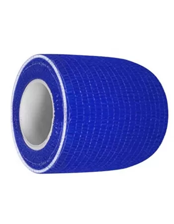 Bandagem Látex Elástica 5cm X 4,5m Azul Com Proteção Atadura Hoppner
